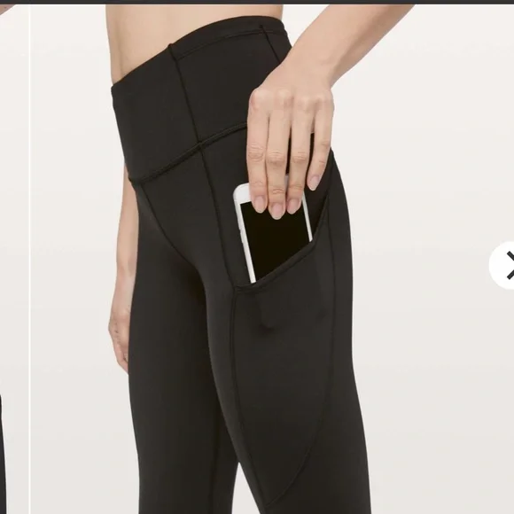 lululemon Fast & Free 28” Black Leggings - Picture 5 of 16